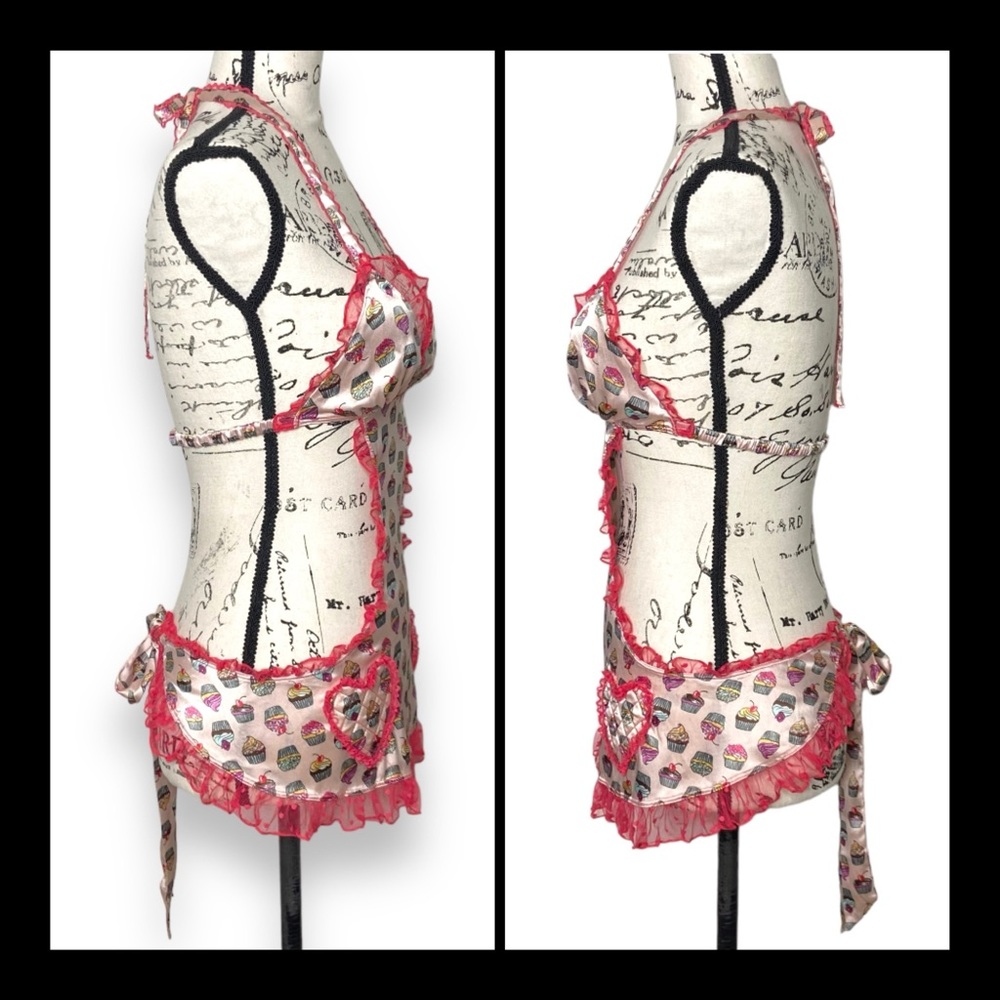 Rare Victoria’s Secret Sexy Little Things Lingerie Apron - Picture 7 of 14